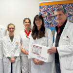 Trapianto cornea ospedale di Verduno . Equipe medici oculisti nella Foto